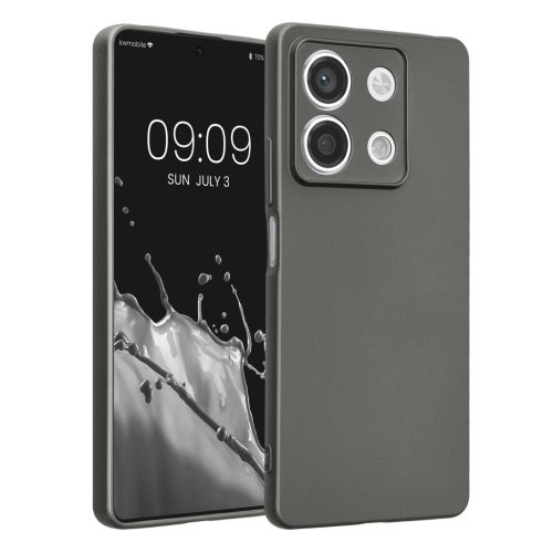Etui Kwmobile do Xiaomi Redmi Note 13, szare, silikonowe, KWM000020LL005C