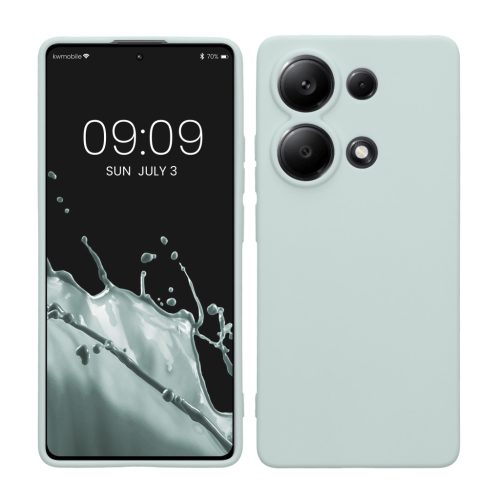 Etui Kwmobile do Xiaomi Redmi Note 13 Pro, jasnozielone, silikonowe, KWM000020LY004C