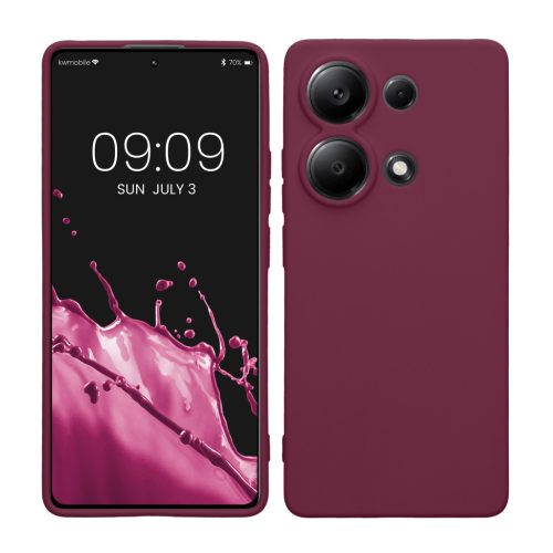 Etui Kwmobile do Xiaomi Redmi Note 13 Pro, fioletowe, silikonowe, KWM000020LY006C