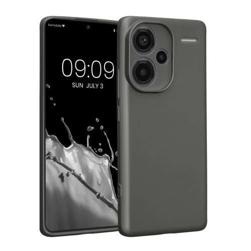 Etui Kwmobile do Xiaomi Redmi Note 13 Pro Plus 5G, szare, silikonowe, KWM000020OL001C