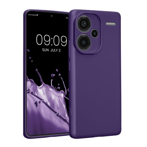 Etui Kwmobile do Xiaomi Redmi Note 13 Pro Plus 5G, niebieskie, silikonowe, KWM000020OL002C