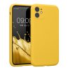 Etui Kwmobile do Apple iPhone 11, żółte, silikonowe, KWM000016XQ012C