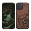 Etui Kwmobile do Apple iPhone 15, brązowe, drewno/silikon, KWM000020EG002C