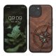 Etui Kwmobile do Apple iPhone 15, brązowe, drewno/silikon, KWM000020EG002C