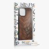 Etui Kwmobile do Apple iPhone 15, brązowe, drewno/silikon, KWM000020EG002C