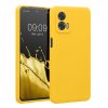 Etui Kwmobile do Motorola Moto G73, żółte, silikonowe, KWM000018HA005C
