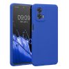 Etui Kwmobile do Motorola Moto G73, niebieskie, silikonowe, KWM000018HA007C