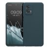 Etui Kwmobile do Motorola Moto G73, Ciemnozielone, Silikonowe, KWM000018HA008C