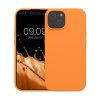 Etui Kwmobile do Apple iPhone 15, pomarańczowe, silikonowe, KWM000020CA007C