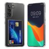 Etui Kwmobile z miejscem na kartę do Samsung Galaxy S22 Plus, przezroczyste, poliwęglan, KWM000021RT001C