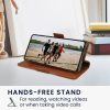 Etui Kwmobile do Samsung Galaxy A53 5G, jasnoróżowe/brązowe, tekstylne/silikonowe, KWM000021SA001C