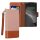 Etui Kwmobile do Samsung Galaxy S22, jasnoróżowe/brązowe, tekstylne/silikonowe, KWM000021SB001C