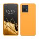 Etui Kwmobile do Motorola Moto G84, pomarańczowe, silikonowe, KWM000022NO008C