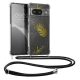 Etui Kwmobile ze smyczą do Google Pixel 8, wielokolorowe, silikonowe, KWM0000208R003C