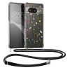 Etui Kwmobile ze smyczą do Google Pixel 8, wielokolorowe, silikonowe, KWM0000208R004C