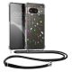 Etui Kwmobile ze smyczą do Google Pixel 8, wielokolorowe, silikonowe, KWM0000208R004C