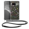 Etui Kwmobile ze smyczą do Google Pixel 8, wielokolorowe, silikonowe, KWM0000208R004C