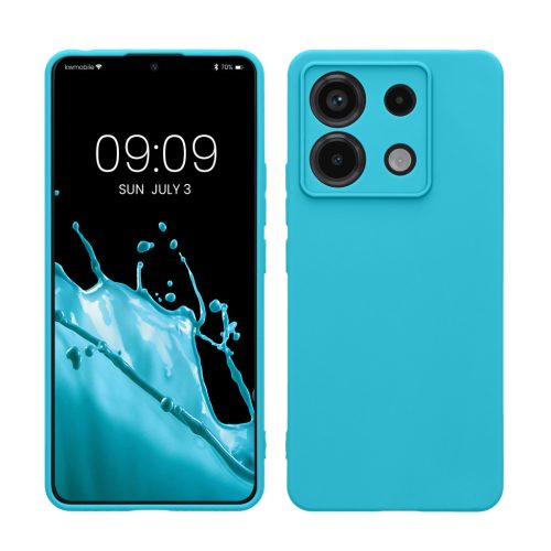 Etui Kwmobile do Xiaomi Redmi Note 13 Pro 5G, jasnoniebieskie, silikonowe, KWM000020LD021C