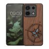 Etui Kwmobile do Xiaomi Redmi Note 13 Pro 5G, brązowe, drewno/silikon, KWM000020MN003C