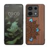 Etui Kwmobile do Xiaomi Redmi Note 13 Pro 5G, brązowe, drewno/silikon, KWM000020MN004C