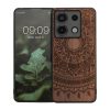 Etui Kwmobile do Xiaomi Redmi Note 13 Pro 5G, brązowe, drewno/silikon, KWM000020MN005C