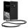 Etui Kwmobile ze smyczą do Xiaomi Redmi Note 13 Pro 5G, czarne, silikonowe, KWM000020NG003C