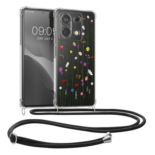 Etui Kwmobile ze smyczą do Xiaomi Redmi Note 13 Pro 5G, wielokolorowe, silikonowe, KWM000020OO002C