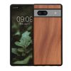Etui Kwmobile do Google Pixel 7a, brązowe, drewno/silikon, KWM000019YJ004C