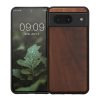 Etui Kwmobile do Google Pixel 8, brązowe, drewno/silikon, KWM0000208X004C