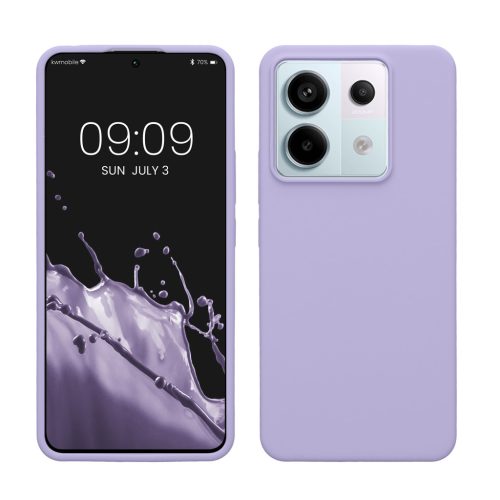 Etui Kwmobile do Xiaomi Redmi Note 13 Pro 5G, niebieskie, silikonowe, KWM000020LF011C
