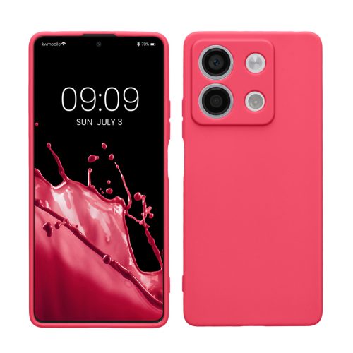 Etui Kwmobile do Xiaomi Redmi Note 13, różowe, silikonowe, KWM000020LK011C