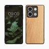 Etui Kwmobile do Xiaomi Redmi Note 13, brązowe, drewno/silikon, KWM000020LO002C