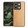 Etui Kwmobile do Xiaomi Redmi Note 13, brązowe, drewno/silikon, KWM000020LO002C