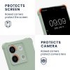 Etui Kwmobile ze smyczą do Xiaomi Redmi Note 13, jasnozielone, silikonowe, KWM000020NC004C