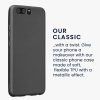Etui Kwmobile do Huawei P10, szare, silikonowe, KWM000008AE003C