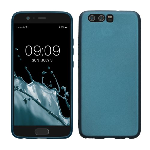 Etui Kwmobile do Huawei P10, niebieskie, silikonowe, KWM000008AE004C
