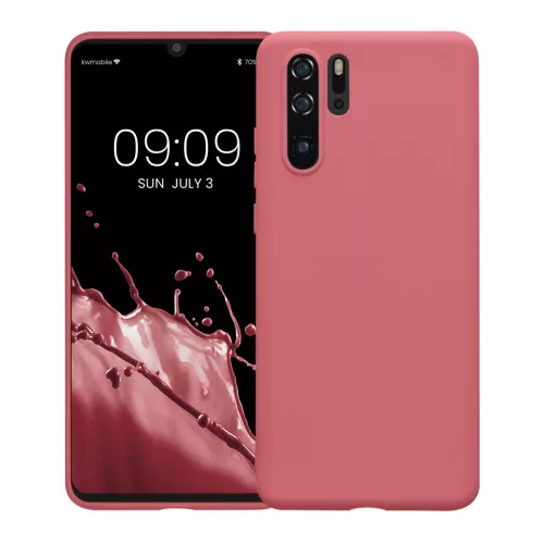 Etui Kwmobile do Huawei P30 Pro, ciemnoróżowe, silikonowe, KWM000009MI015C