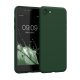 Etui Kwmobile do Apple iPhone SE (2022)/iPhone SE (2020)/iPhone 8, ciemnozielone, silikonowe, KWM000010IU095C