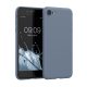 Etui Kwmobile do Apple iPhone SE (2022)/iPhone SE (2020)/iPhone 8, szare, silikonowe, KWM000010IU097C