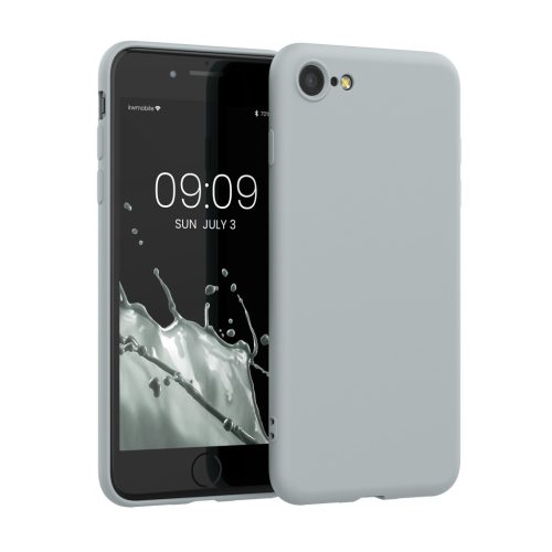 Etui Kwmobile do Apple iPhone SE (2022)/iPhone SE (2020)/iPhone 8, szare, silikonowe, KWM000010IU098C