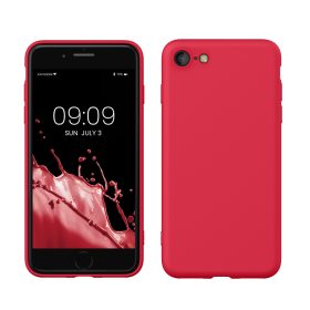   Etui Kwmobile do Apple iPhone SE (2022)/iPhone SE (2020)/iPhone 8, różowe, silikonowe, KWM000010IU099C