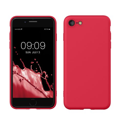 Etui Kwmobile do Apple iPhone SE (2022)/iPhone SE (2020)/iPhone 8, różowe, silikonowe, KWM000010IU099C