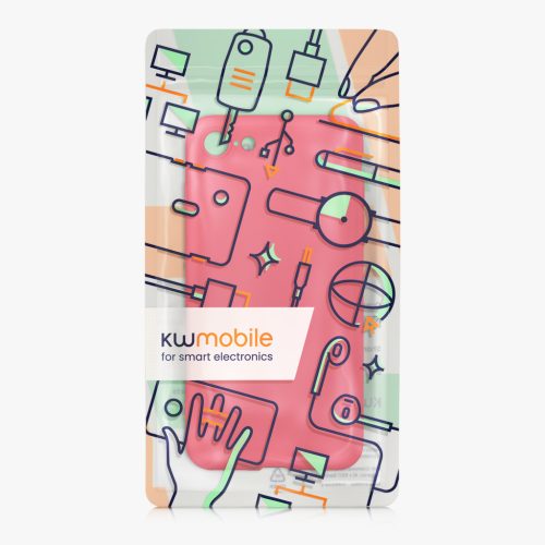 Etui Kwmobile do Apple iPhone SE (2022)/iPhone SE (2020)/iPhone 8, różowe, silikonowe, KWM000010IU099C
