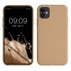 Etui Kwmobile do Apple iPhone 11, kremowe, silikonowe, KWM000010SX073C