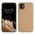 Etui Kwmobile do Apple iPhone 11, kremowe, silikonowe, KWM000010SX073C