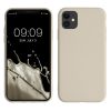 Etui Kwmobile do Apple iPhone 11, kremowe, silikonowe, KWM000010SX074C