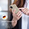 Etui Kwmobile do Apple iPhone 11, kremowe, silikonowe, KWM000010SX074C