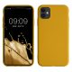 Etui Kwmobile do Apple iPhone 11, żółte, silikonowe, KWM000010SX076C