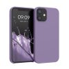 Etui Kwmobile do Apple iPhone 12 Mini, Fioletowe, Silikonowe, KWM000011JO066C