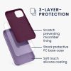 Etui Kwmobile do Apple iPhone 12 Mini, Fioletowe, Silikonowe, KWM000011JO066C